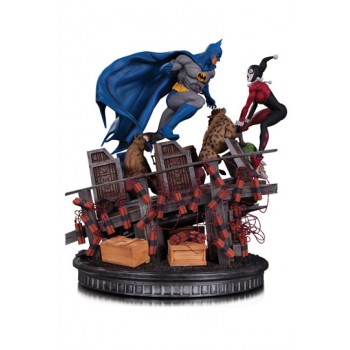 DC Comics Statue 1/8 Batman VS. Harley Quinn Battle 36 cm